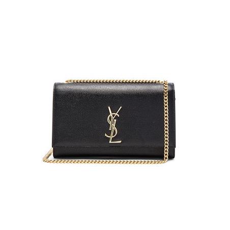 [200~250만 사은품]SAINT LAURENT-364021 생 로랑 블랙 골드 미디엄 모노그램 사첼백