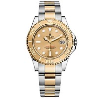 [스페셜오더]ROLEX-롤렉스 요트-마스터 에버로즈 골드 다이아몬드 파베 다이얼 시계40mm