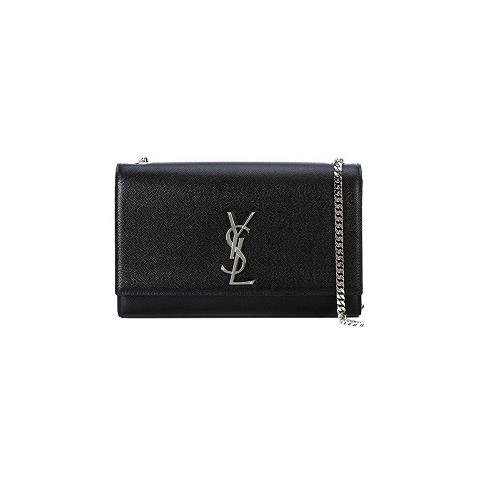 [200~250만 사은품]SAINT LAURENT-364021 생 로랑 블랙 실버 미디엄 모노그램 사첼백