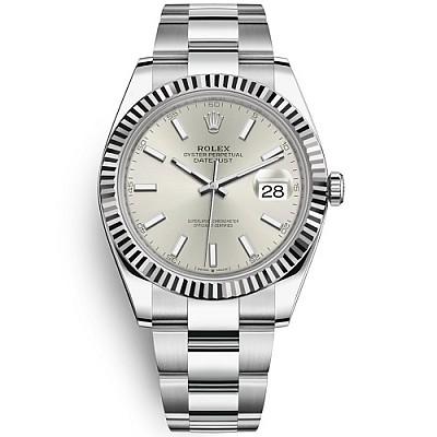 [스페셜오더]ROLEX-롤렉스 데이트저스트 데이트 스틸 실버다이얼 쥬빌리 브레슬릿 남성시계 41mm