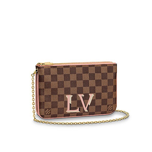 [스페셜오더]LOUIS VUITTON-N60254 루이비통 다미에 에벤 로즈 발레린 포쉐트 더블 집