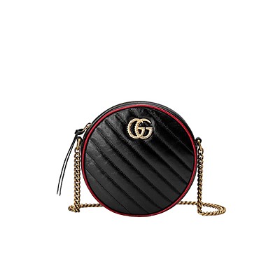 [스페셜오더]GUCCI-550154 2535 구찌 브라운 GG 마몽 미니 라운드 숄더백