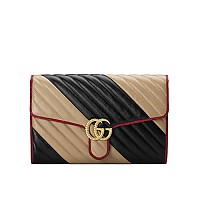 [스페셜오더]GUCCI-498079 1000 구찌 블랙 GG 마몽 마틀라세 이미테이션클러치