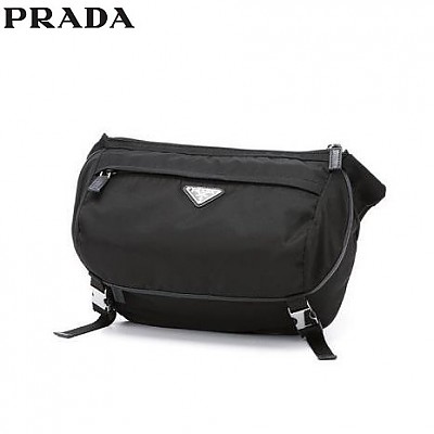 [스페셜오더]PRADA-VA0994 프라다 블랙 나일론 미디엄 바이크백 / 이서진 바이크백