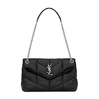 [스페셜오더]SAINT LAURENT-5774752 생 로랑 블루 빈티지 데님 푸퍼 미디엄 백