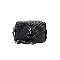 [스페셜오더]SAINT LAURENT-612544 생 로랑 아이보리 내추럴 테슬 장식 루 카메라 백