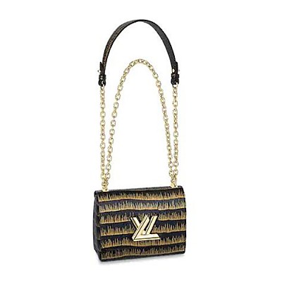 [스페셜오더]LOUIS VUITTON-M58723 루이비통 블랙 에삐 스티칭 디테일 트위스트 PM