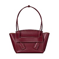 [스페셜오더]BOTTEGA VENETA-575943 보테가 베네타 네로 인트레치아토 패턴 Arco 아르코 33 탑 핸들백