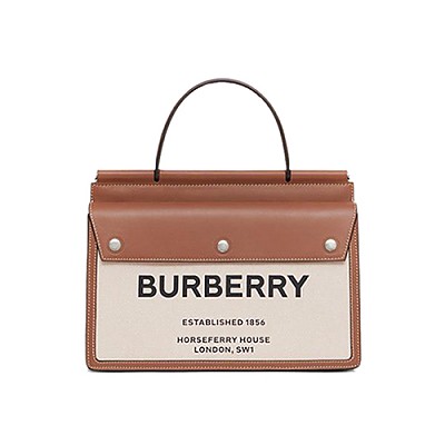 [스페셜오더]BURBERRY-80146371 버버리 포켓 디테일 호스페리 프린트 스몰 타이틀백