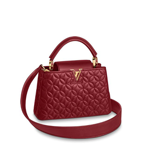 [스페셜오더]LOUIS VUITTON-M55360 루이비통 루즈 카르망 레드 모노그램 플라워 퀄팅 카퓌신 BB