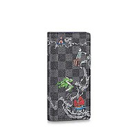 [스페셜오더]LOUIS VUITTON-M30387 루이비통이미테이션 블루 마린 타이가 스탬프 브라짜 월릿