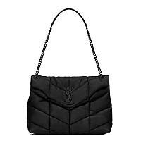 [스페셜오더]SAINT LAURENT-577475 생 로랑 블랙 미디엄 LOULOU PUFFER 루루 푸퍼 숄더백