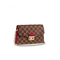 [스페셜오더]LOUIS VUITTON-N61273 루이비통 핑크 다미에 에벤 크로아제트 체인 월릿