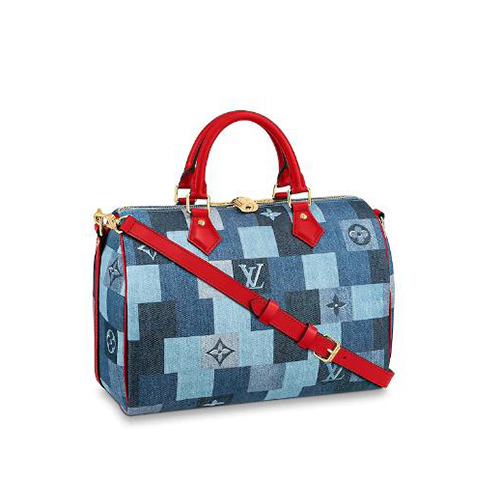 [스페셜오더]LOUIS VUITTON-M45041 루이비통 모노그램 데님 스피디 반둘리에 30