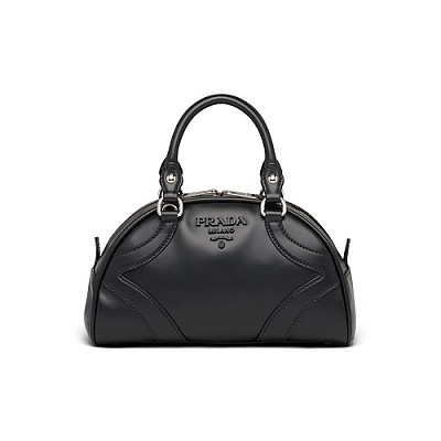 [스페셜오더]PRADA-1BB071 프라다 이미테이션 화이트/블랙 스몰 숄더 볼링백