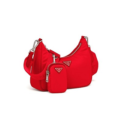 [스페셜오더]PRADA-1BH204 프라다 레드 리에디션 2005 사피아노 호보백