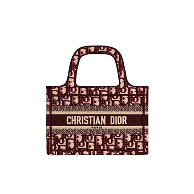 [스페셜오더]CHRISTIAN DIOR-M1271 디올 베이지 Mizza 멀티 컬러 자수 미니 DIOR BOOK TOTE 백