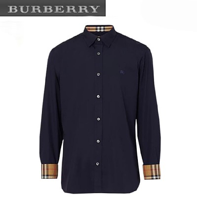 BURBERRY-80087031 버버리 화이트 스트레치 포플린 셔츠