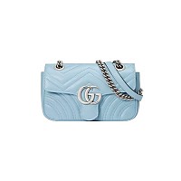 [스페셜오더]Gucci-‎446744 구찌 페일 그린 GG 마몽 미니 숄더백 22cm