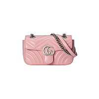 [스페셜오더]Gucci-‎446744 구찌 페일 그린 GG 마몽 미니 숄더백 22cm