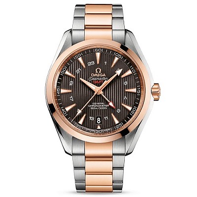 [스페셜오더]OMEGA-오메가 씨마스터 아쿠아 테라 150M 코액시얼 GMT 콤비 남성시계 43mm