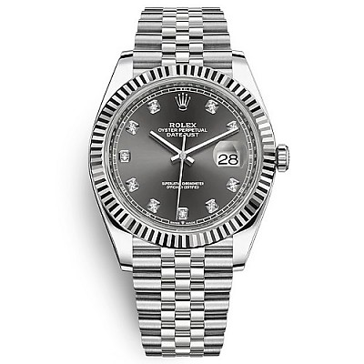 [스페셜오더]ROLEX-롤렉스 데이트저스트 데이트 스틸 실버다이얼 쥬빌리 브레슬릿 남성시계 41mm