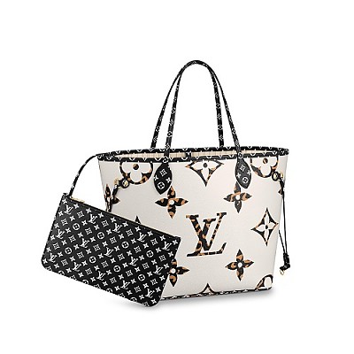 [스페셜오더]LOUIS VUITTON-M43988 루이비통 모노그램 트래블 패치 디테일 네버풀 MM