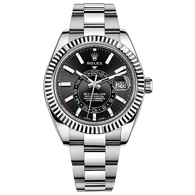 [스페셜오더]ROLEX-롤렉스 SKY-DWELLER 스카이 드웰러 스틸 블랙 홍콩명품시계 42mm