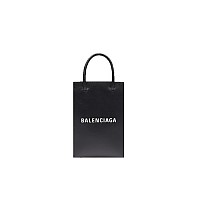 [스페셜오더]BALENCIAGA-5938260 발렌시아가 화이트 쇼핑 휴대폰 지갑 폰 홀더