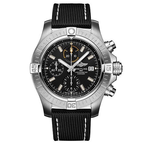 [스페셜오더]BREITLING-브라이틀링 어벤져 크로노그래프 스틸 블랙 맨스워치 45mm