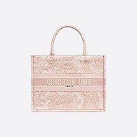 DIOR-디올 에크루/그레이 Oblique 자수 Dior Book Tote 라지 토트백 42cm - M1286ZRIW_M20I