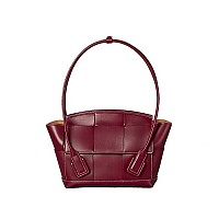 [스페셜오더]BOTTEGA VENETA-575943 보테가 베네타 네로 인트레치아토 패턴 Arco 아르코 33 탑 핸들백