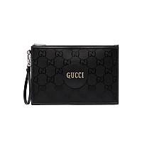 [스페셜오더]GUCCI-625576 1000 구찌 블랙 에코 GG 나일론 오프 더 그리드 지퍼 어라운드 지갑