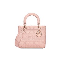 [스페셜오더]DIOR-M0565 디올 블루 Palms 자수 LADY D-LITE 미디엄 백