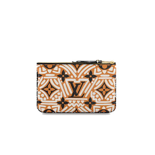 [스페셜오더]LOUIS VUITTON-M69488 루이비통 크림 카멜 LV 크래프티 더블 집 포쉐트