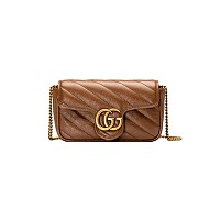 [스페셜오더]GUCCI-476433 4340 구찌 GG 마몽 블루 가죽 수퍼 미니백