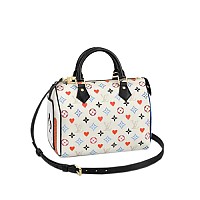 LOUIS VUITTON-N40691 루이비통 블루 다미에 헤리티지 스피디 반둘리에 25