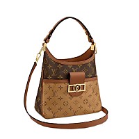 [스페셜오더]LV-M25209 루이비통 블랙 카프스킨 도핀 소프트 MM