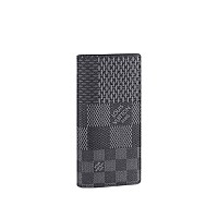 [스페셜오더]LOUIS VUITTON-N40202 루이비통 다미에 그라파이트 프린트 장식 브라짜 월릿