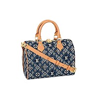 LOUIS VUITTON-N40691 루이비통 블루 다미에 헤리티지 스피디 반둘리에 25