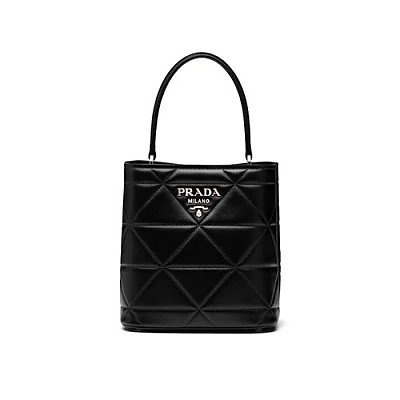 [스페셜오더]PRADA-1BA319 프라다 블랙 파니에 버킷백