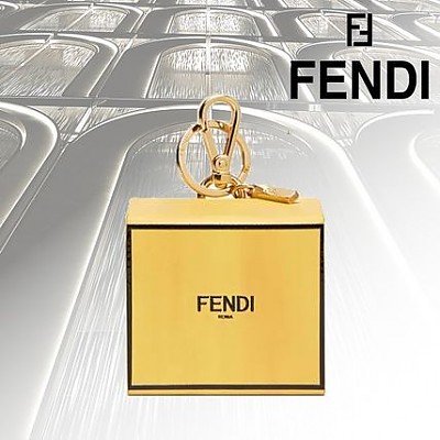 FENDI-7AR894 펜디 옐로우 박스 키 참 케이스