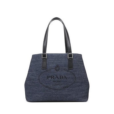 [스페셜오더]PRADA-1BG356 프라다 베이지 린넨 프린트 로고 토트백