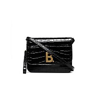 [스페셜오더]BALENCIAGA-618156 발렌시아가 블루 크로커다일 엠보싱 B. 스몰 숄더백