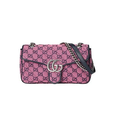[스페셜오더]GUCCI-443497 3862 구찌 그린&에메랄드 GG 마몽 스몰 숄더백