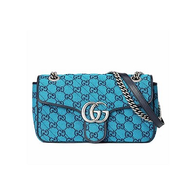 [스페셜오더]GUCCI-443497 3862 구찌 그린&에메랄드 GG 마몽 스몰 숄더백