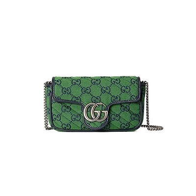 [스페셜오더]GUCCI-476433 4165 구찌 블루&핑크 GG 마몽 GG 멀티컬러 수퍼 미니 백