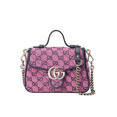 [스페셜오더]GUCCI-583571 9772 구찌 베이지 GG 캔버스 마몽 미니 탑 핸들백