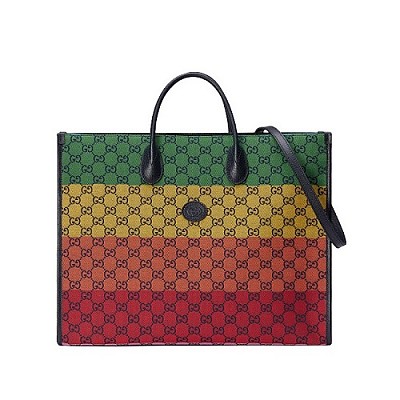 [스페셜오더]GUCCI-659980 3368 구찌 그린 GG 멀티컬러 라지 토트백
