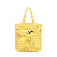 [스페셜오더]PRADA-1BG393 프라다 화이트 라피아 토트 백